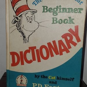 1964 Edition Dr Seuss The Begginer Book Dictionary